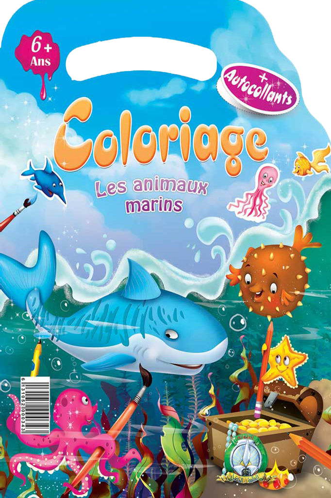 Coloriage les animaux marins +6 ans