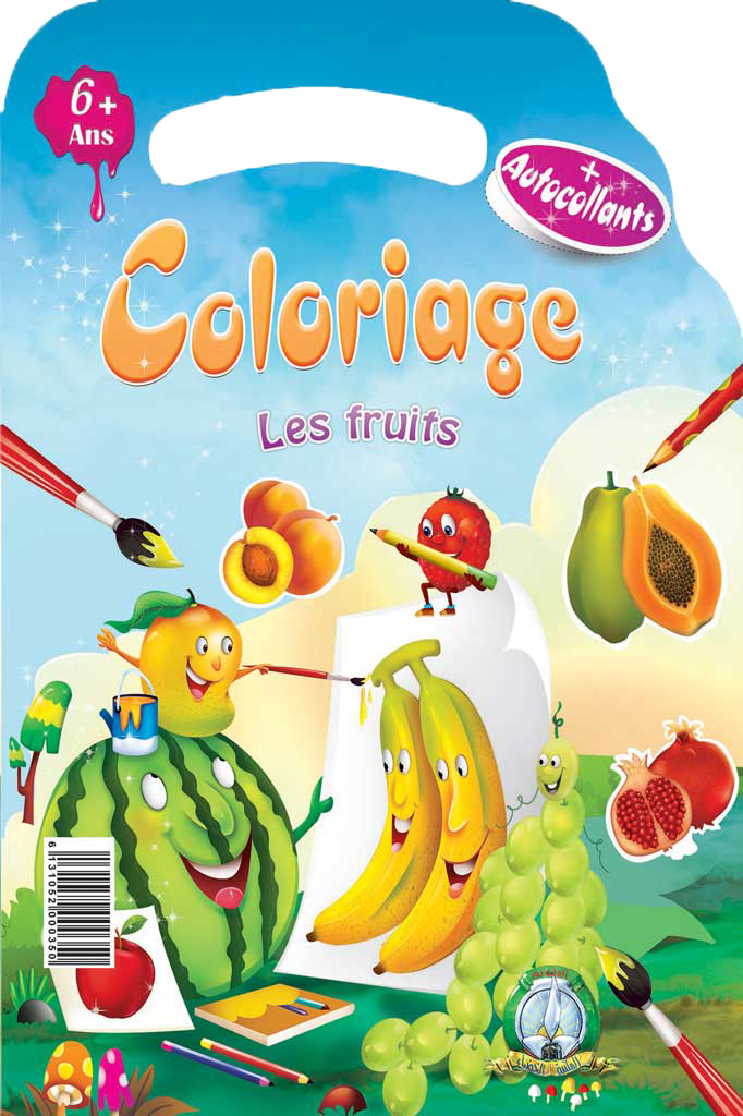 Coloriage les fruits +6 ans