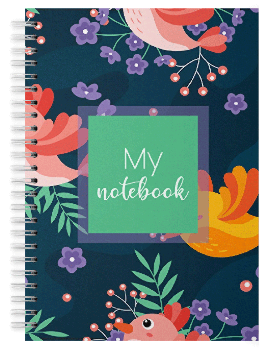 NOTE BOOK 10.5X15 SPIRALE VERNIS