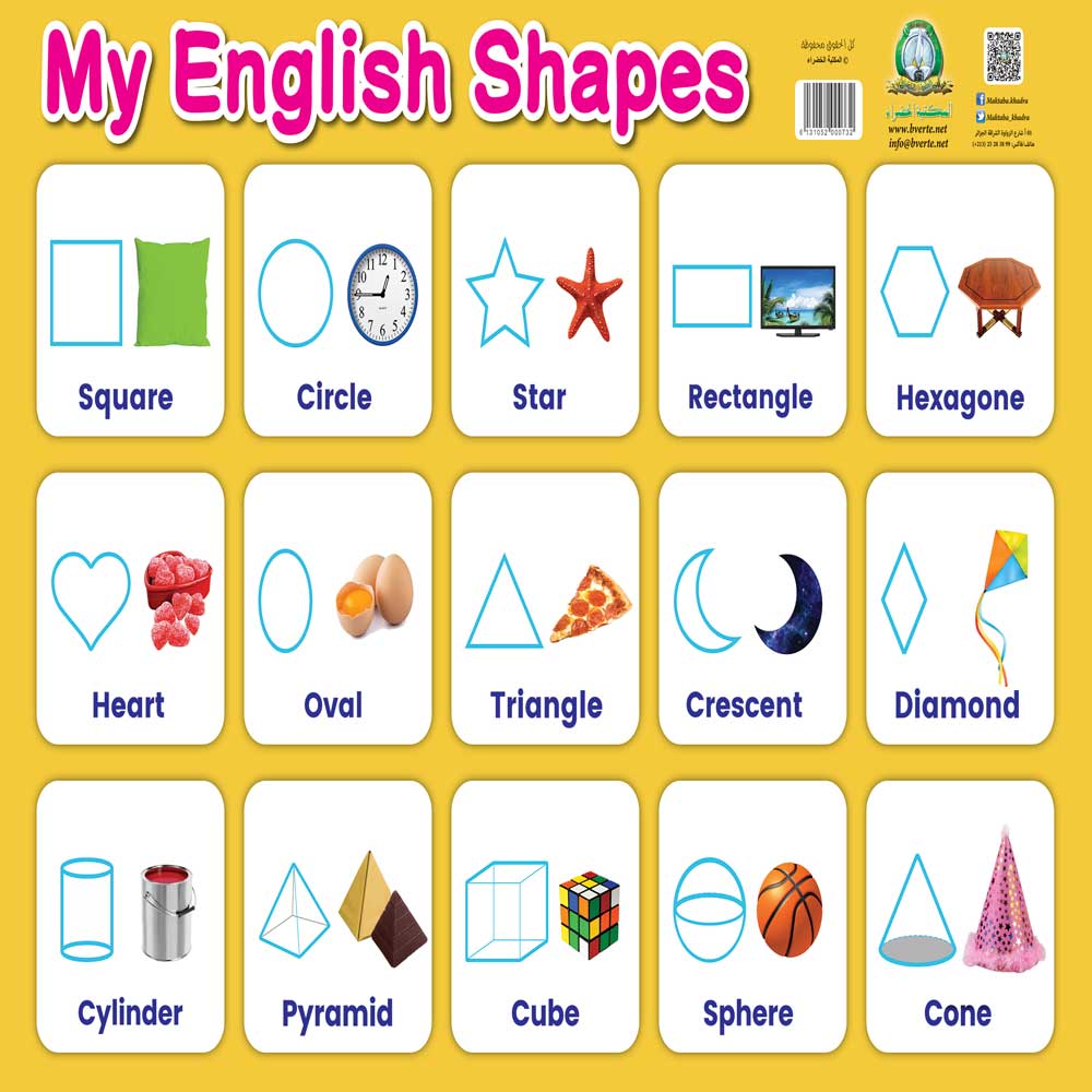 Planche- Shapes -Anglais-