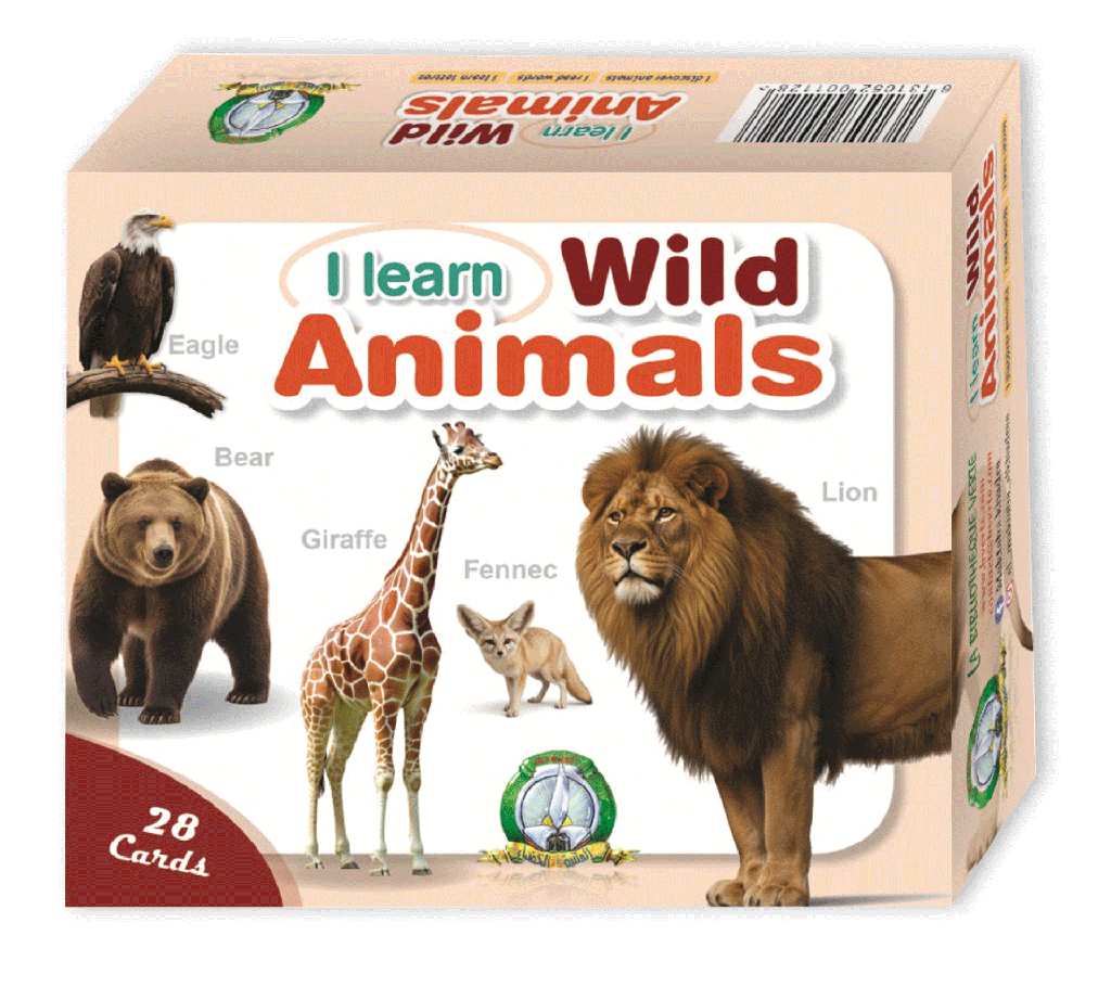 Boite éducative Anglais : wild animals