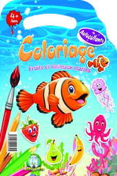 [30] Coloriage Fruits et Animaux Marins +4 ans