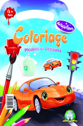 [31] Coloriage Meubles et Véhicules +4 ans