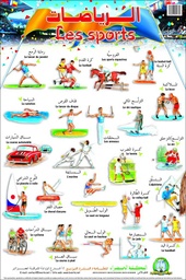 [5179] Planche- Les sports / الرياضات